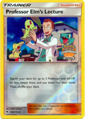 Professor Elm's Lecture 188/214 Reverse Holo Promo - 2018 Regional Championships